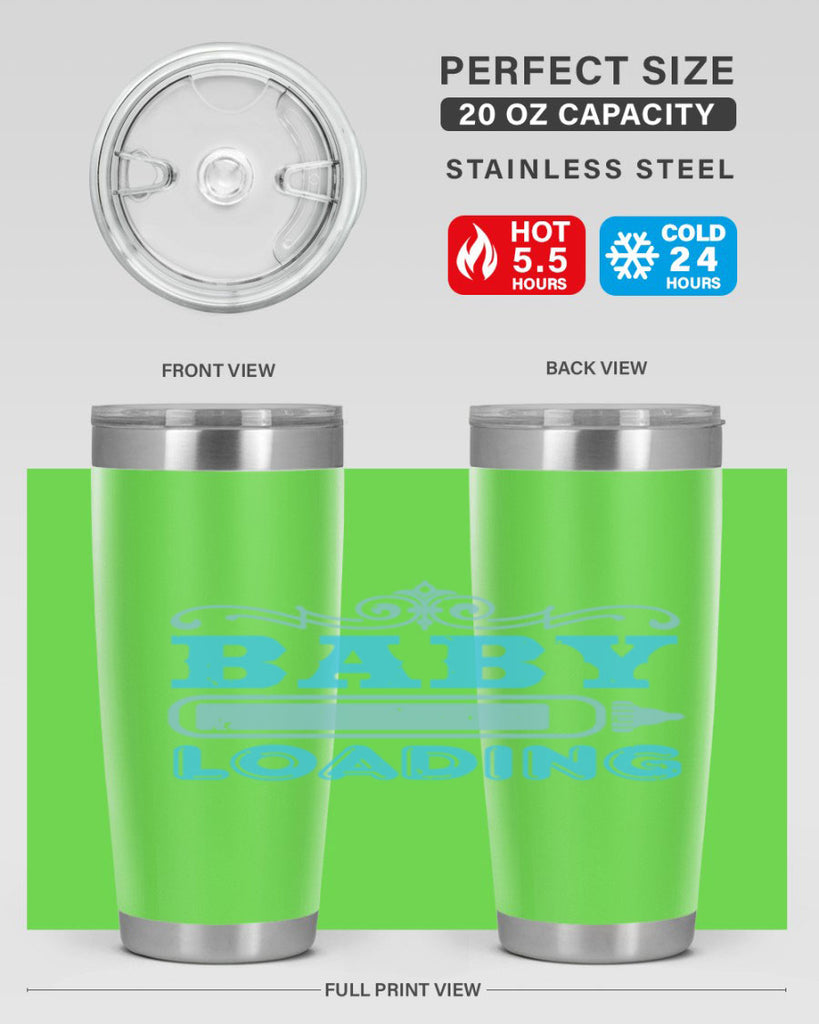 Baby Loading Style 49#- baby shower- tumbler