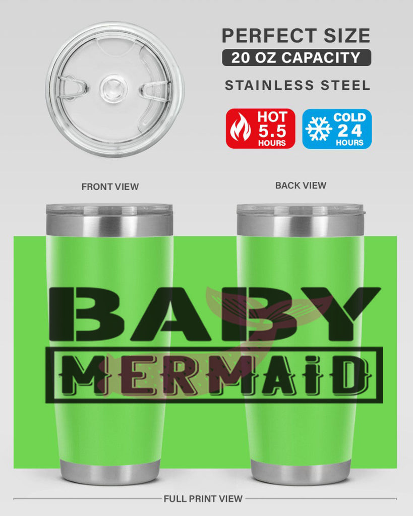 Baby mermaid 29#- mermaid- Tumbler