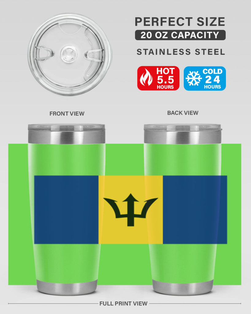 Barbados 183#- world flags- Tumbler