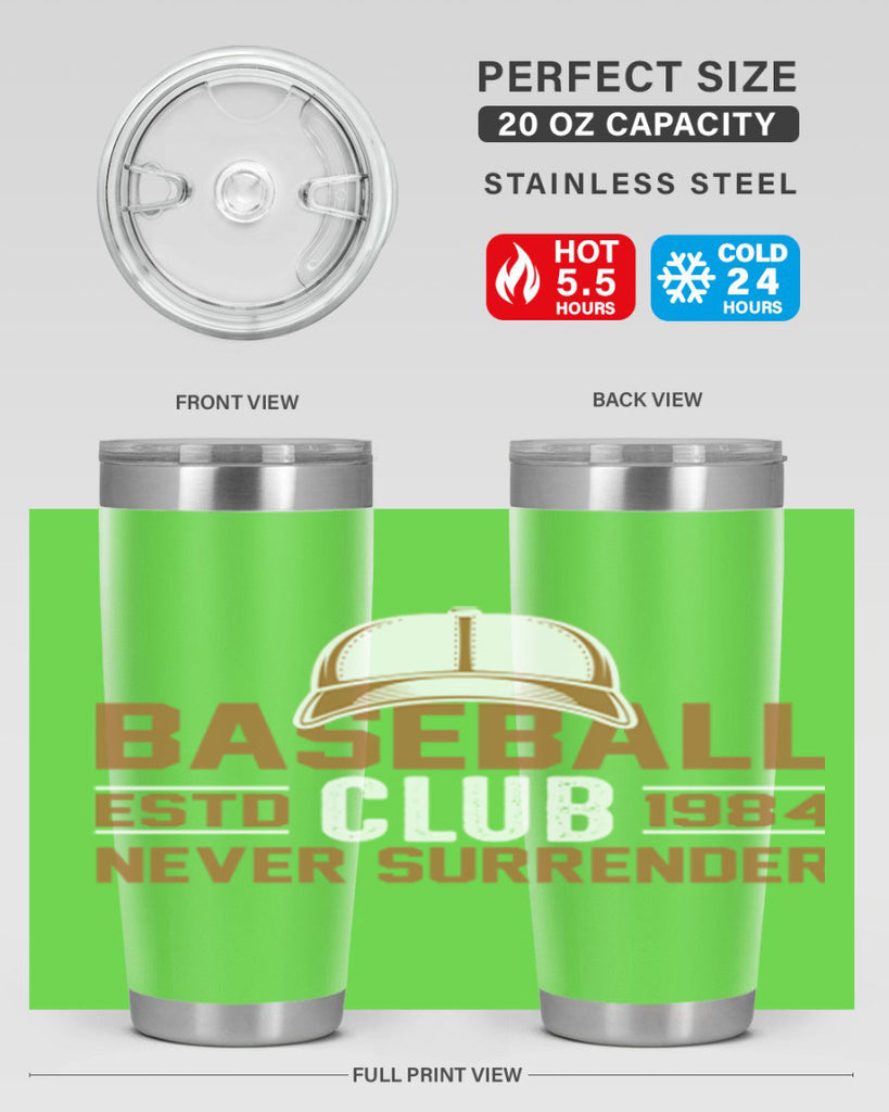 Base 1447#- baseball- Tumbler