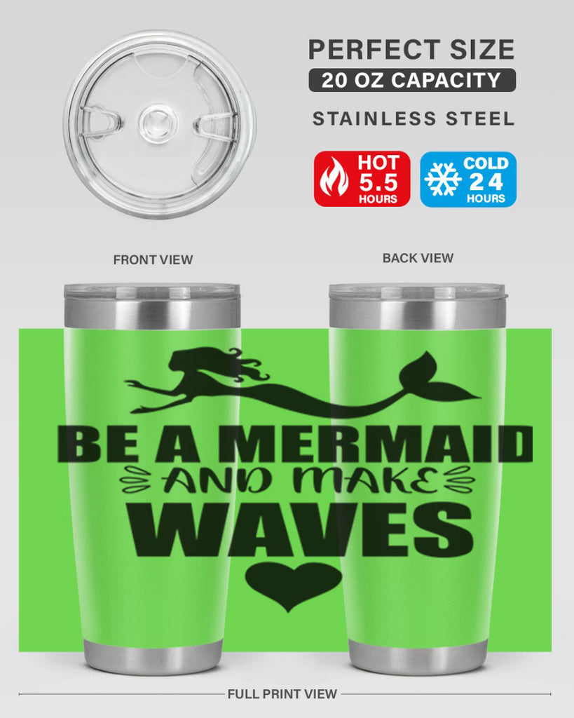 Be a Mermaid and make 53#- mermaid- Tumbler