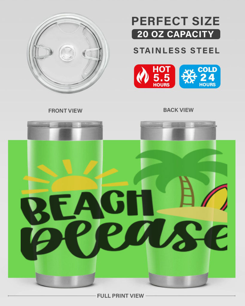 Beach Please Style 51#- summer- Tumbler