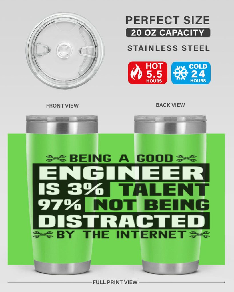 Being a good Style 20#- engineer- tumbler
