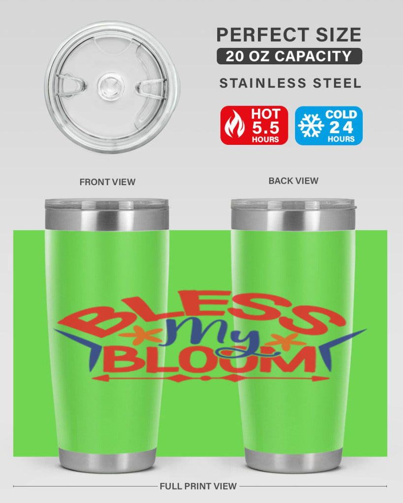 Bless My Bloom 38#- spring- Tumbler