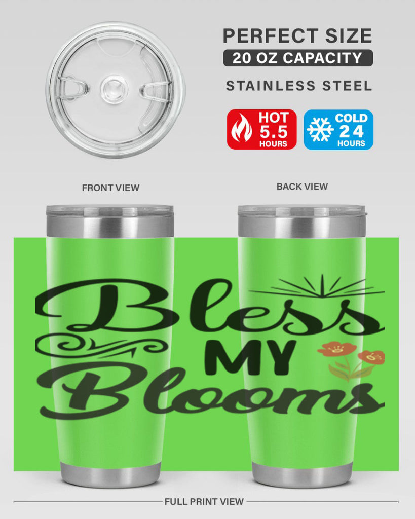 Bless My Blooms  66#- spring- Tumbler