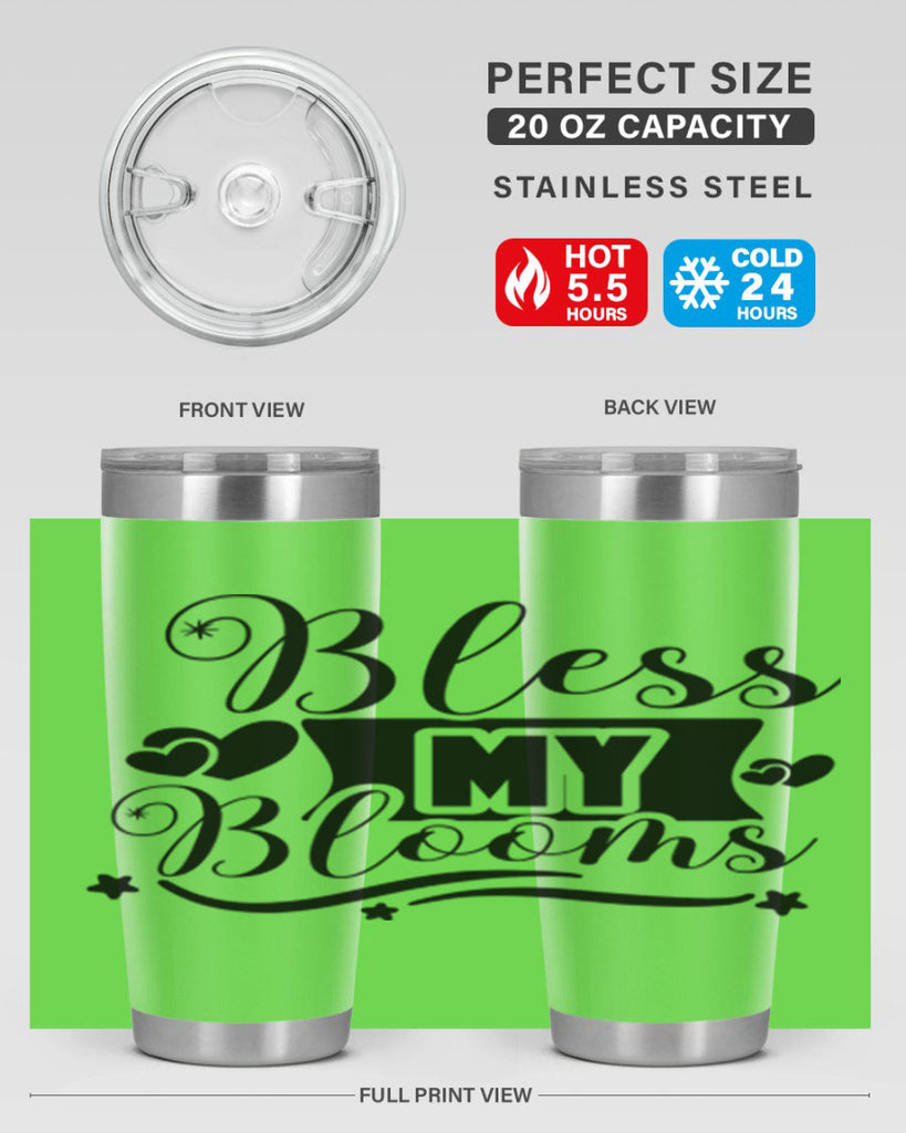 Bless My Blooms 40#- spring- Tumbler