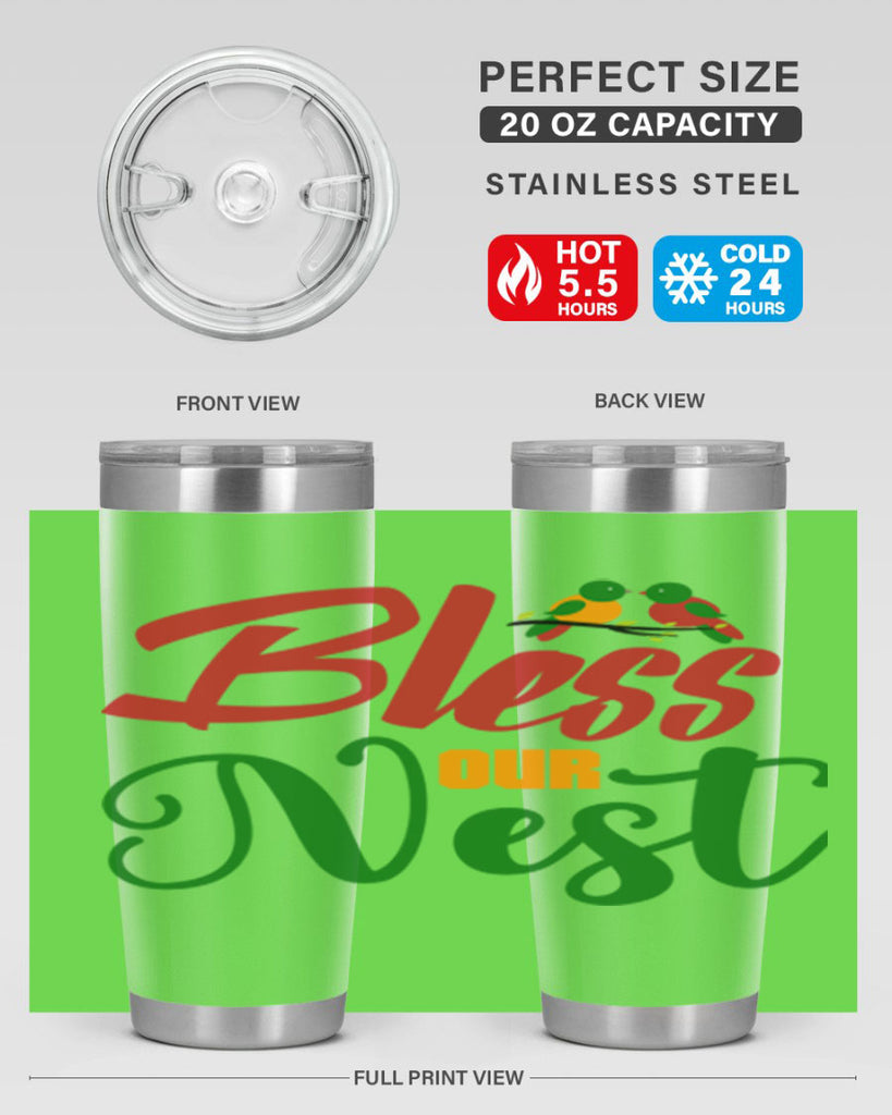 Bless Our Nest 67#- spring- Tumbler