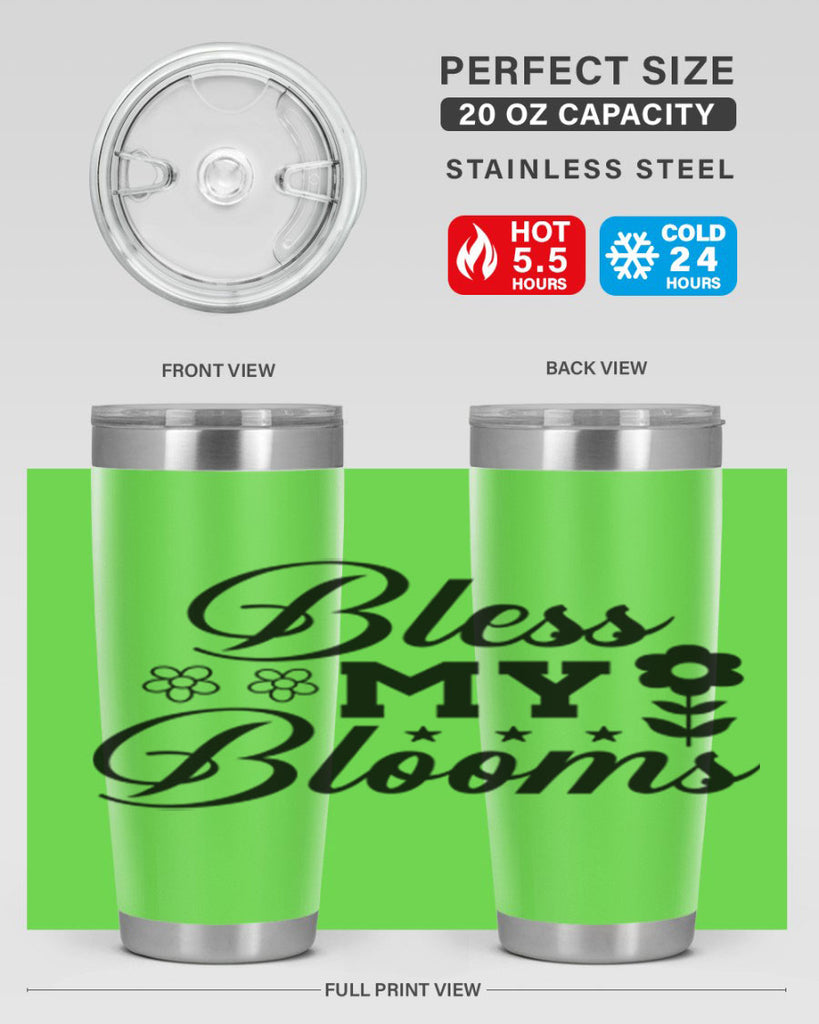 Bless my blooms  62#- spring- Tumbler