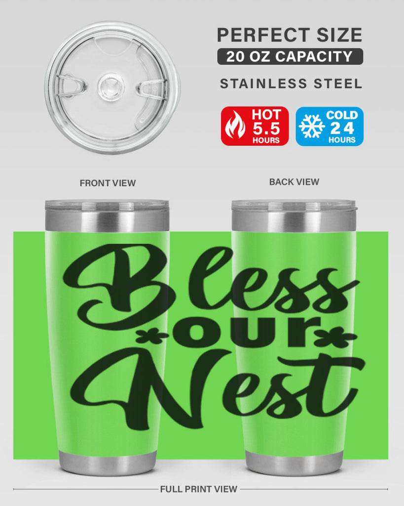 Bless our nest  design 70#- spring- Tumbler