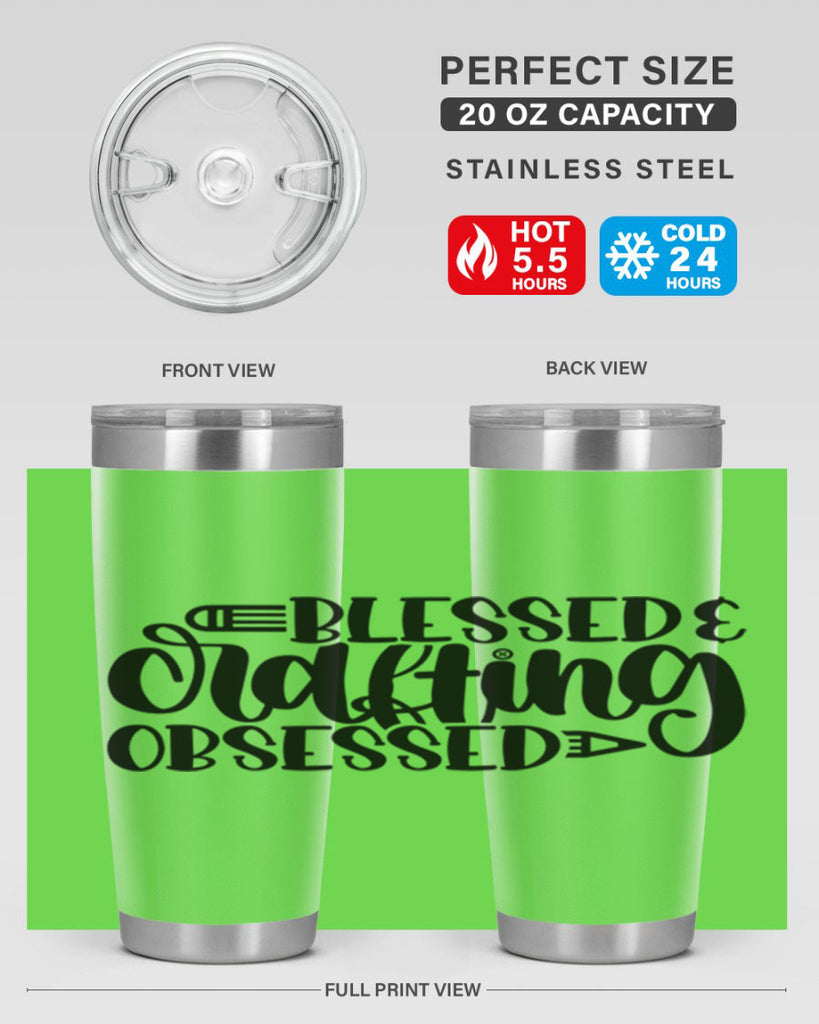 Blessed Crafting Obsessed 47#- crafting- Tumbler