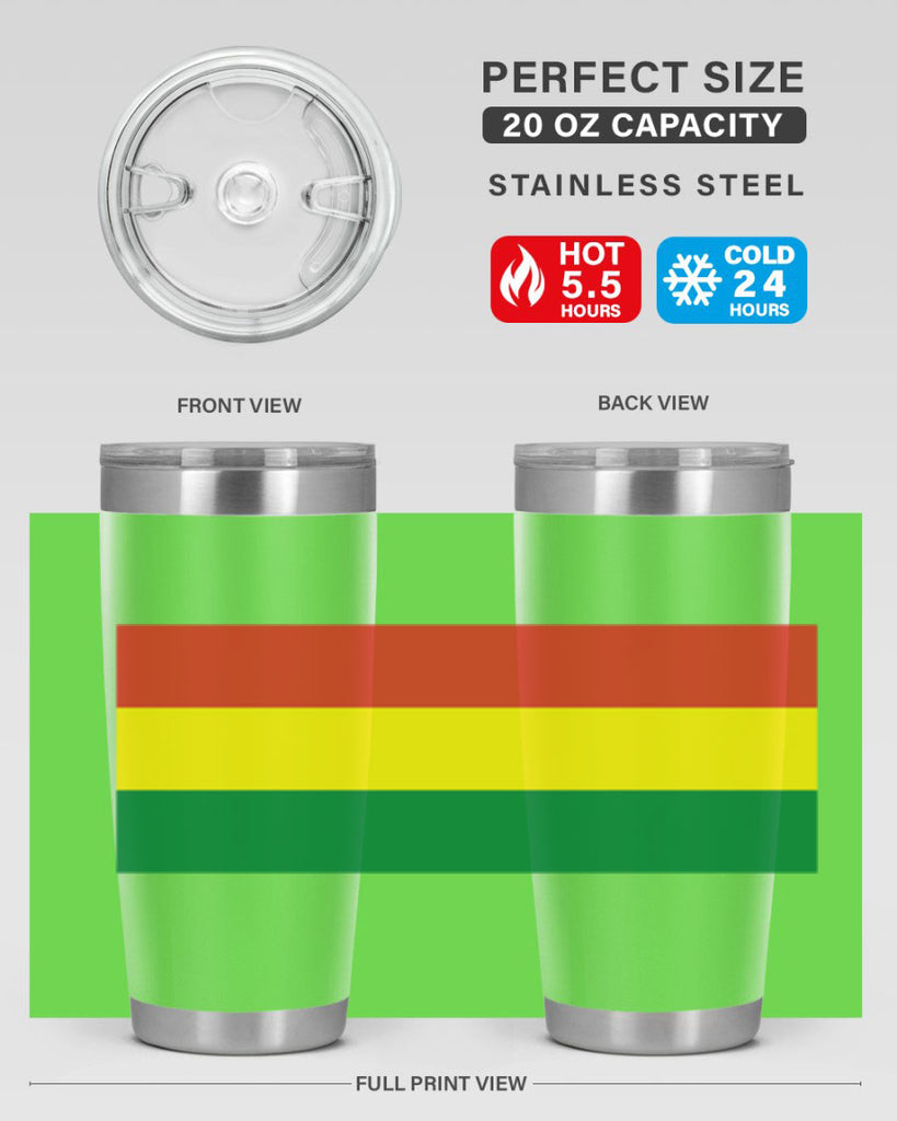 Bolivia 177#- world flags- Tumbler