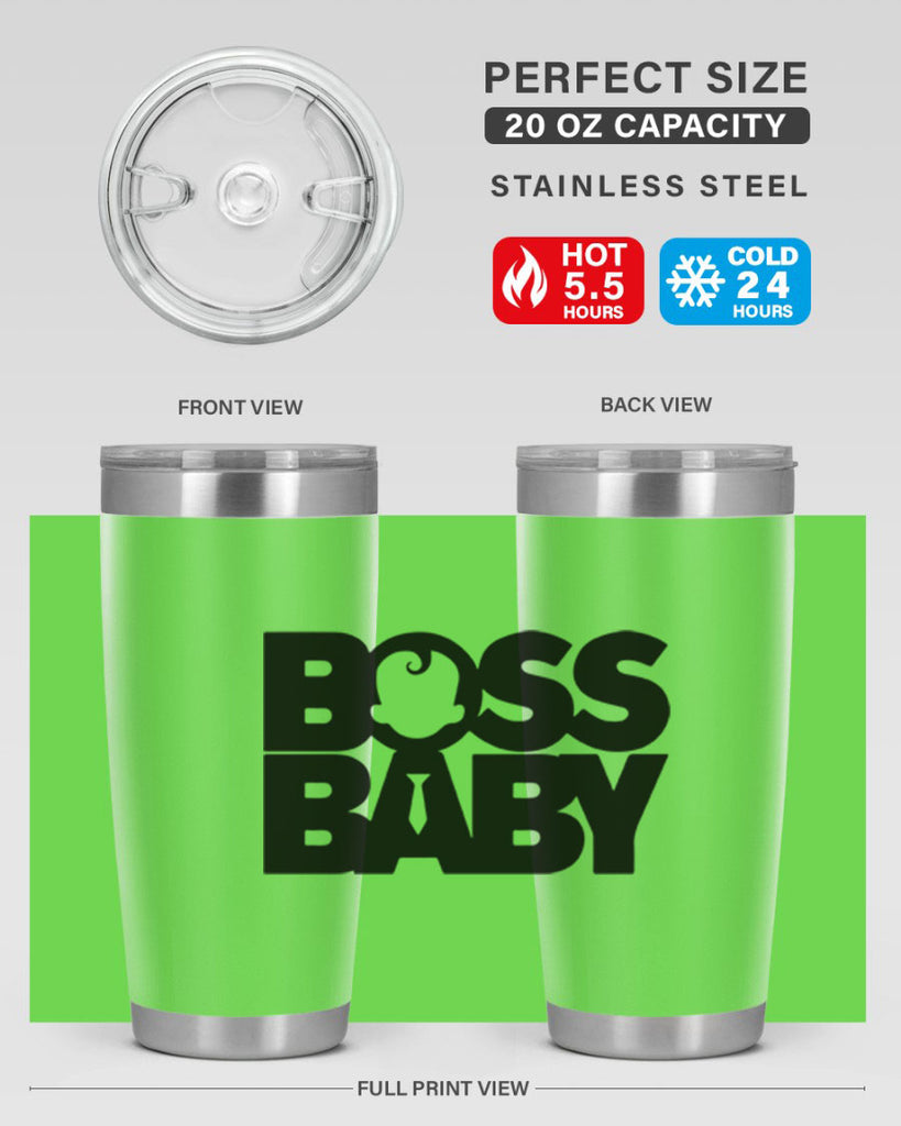 Boss Baby On Board 1#- black words phrases- Cotton Tank