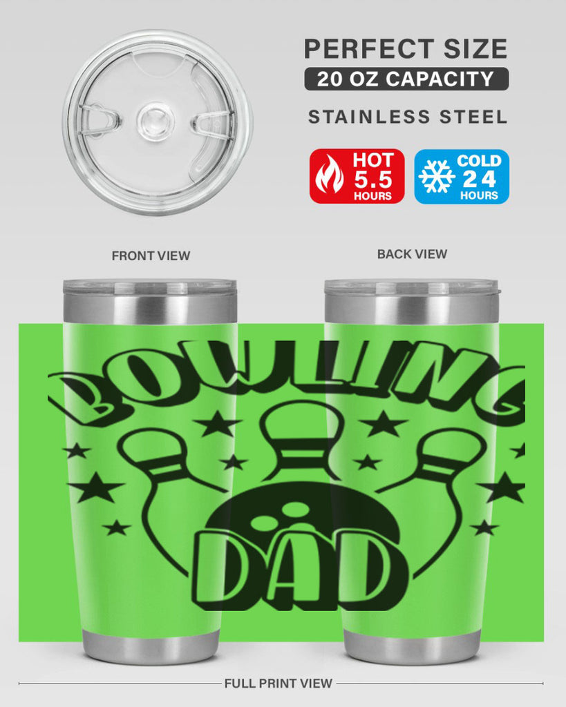 Bowling dad 1406#- bowlig- Tumbler