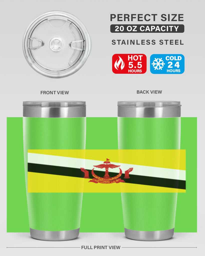 Brunei 173#- world flags- Tumbler