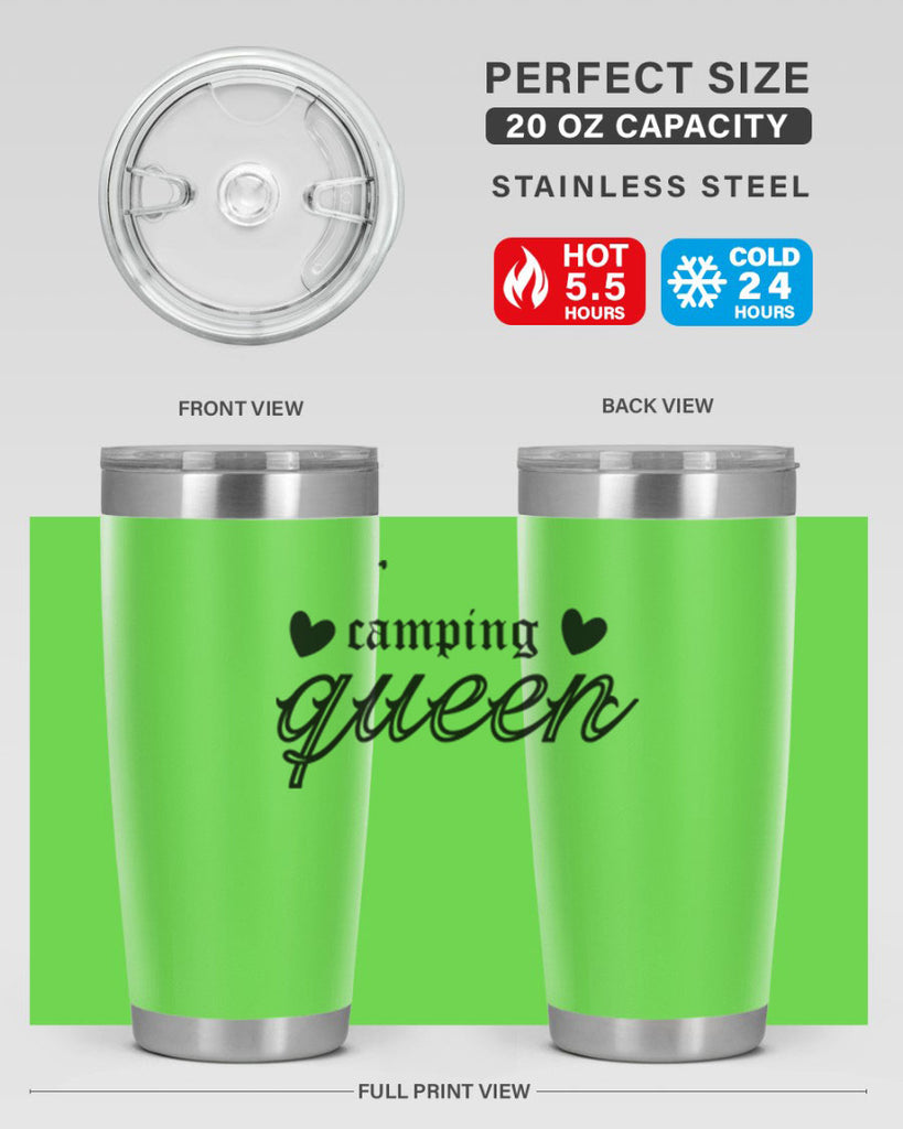 Camping queen 143#- zodiac- Tumbler