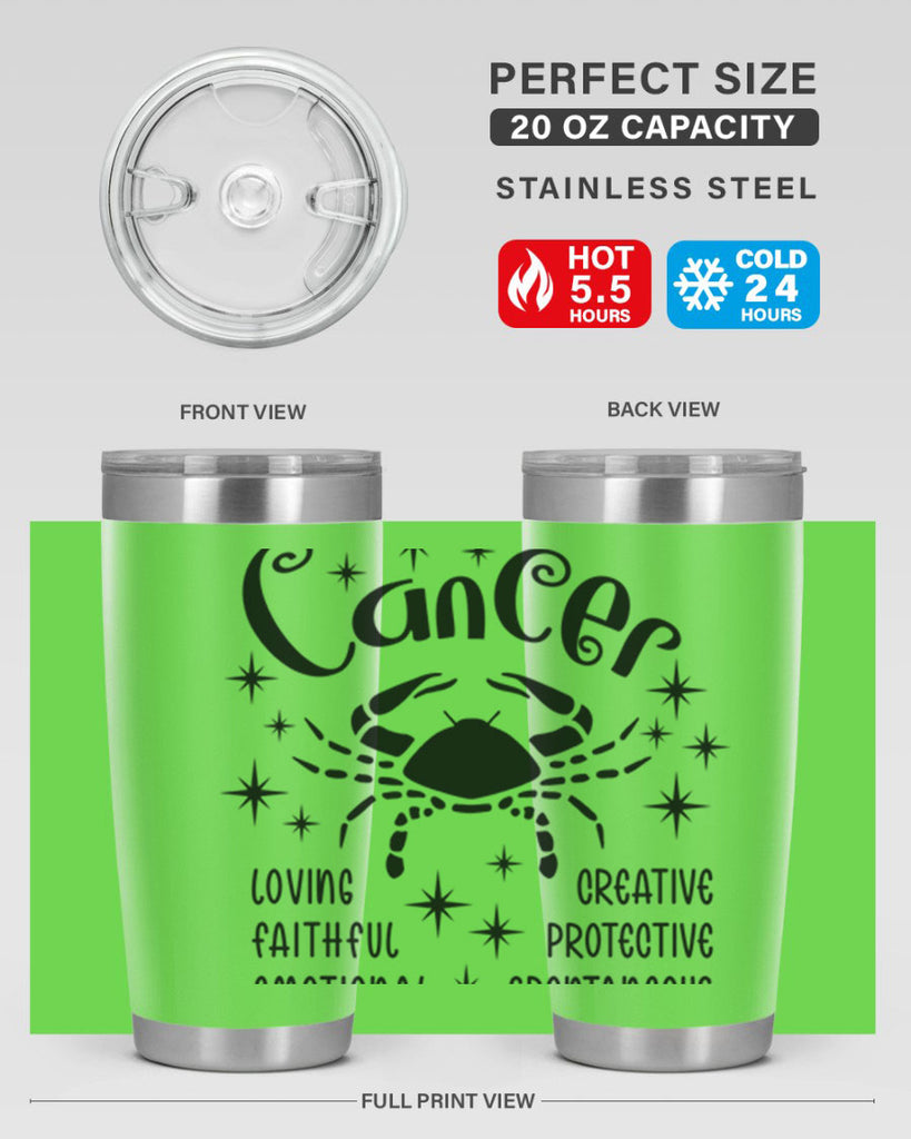 Cancer 144#- zodiac- Tumbler
