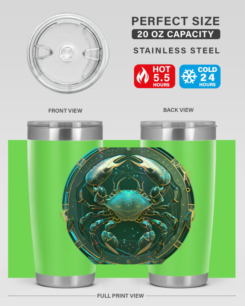 Cancer 147#- zodiac- Tumbler