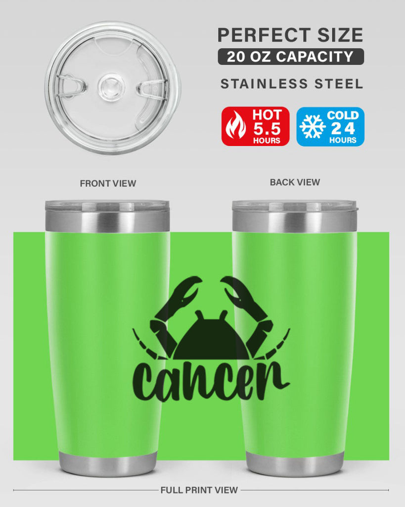 Cancer 156#- zodiac- Tumbler