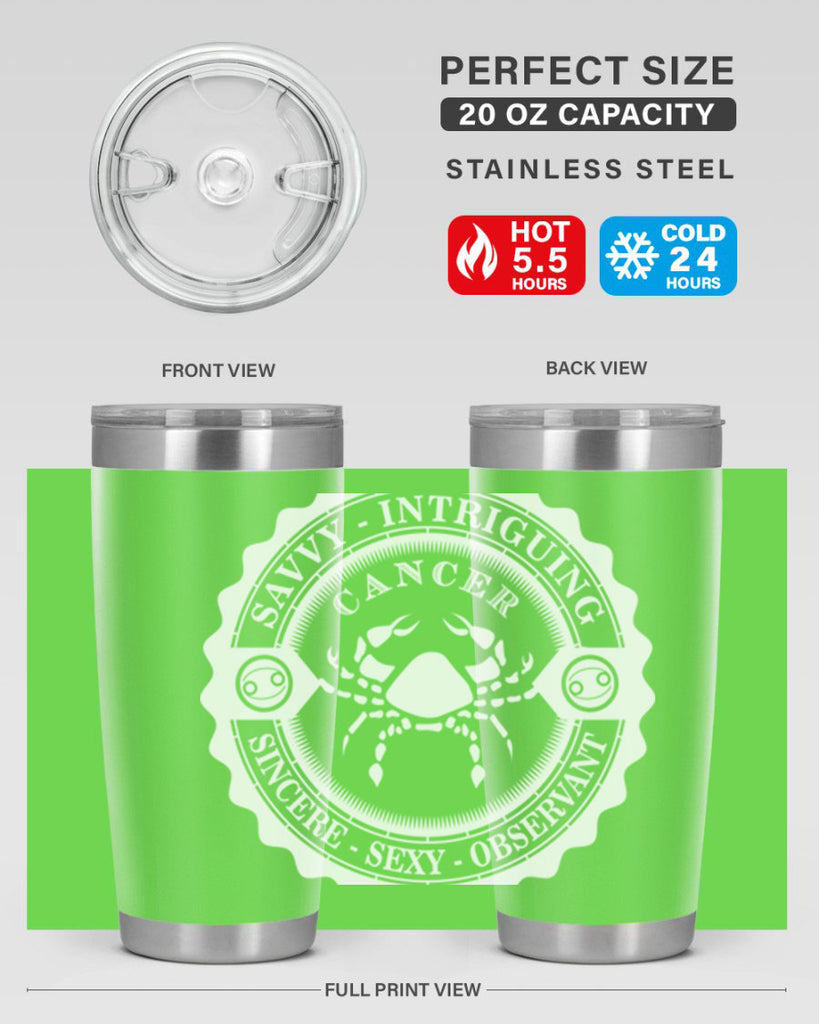 Cancer 16#- zodiac- Tumbler