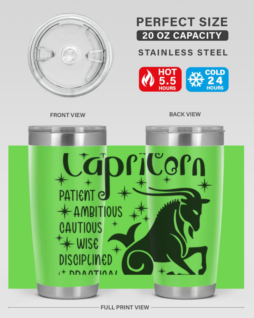 Capricorn 182#- zodiac- Tumbler