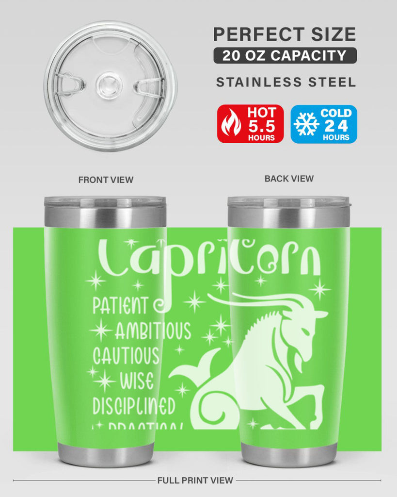 Capricorn 186#- zodiac- Tumbler