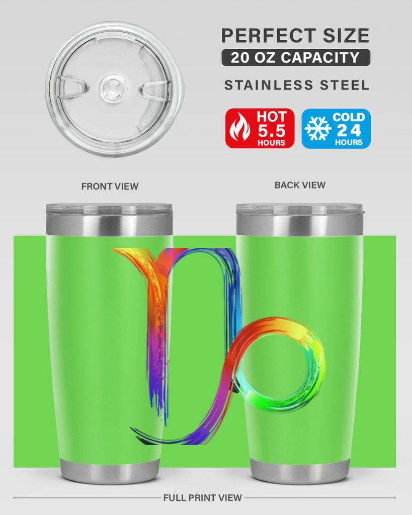 Capricorn 187#- zodiac- Tumbler