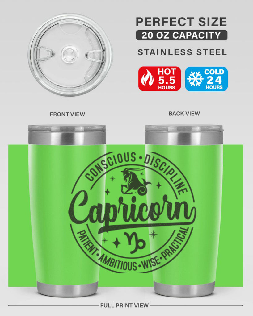 Capricorn 190#- zodiac- Tumbler