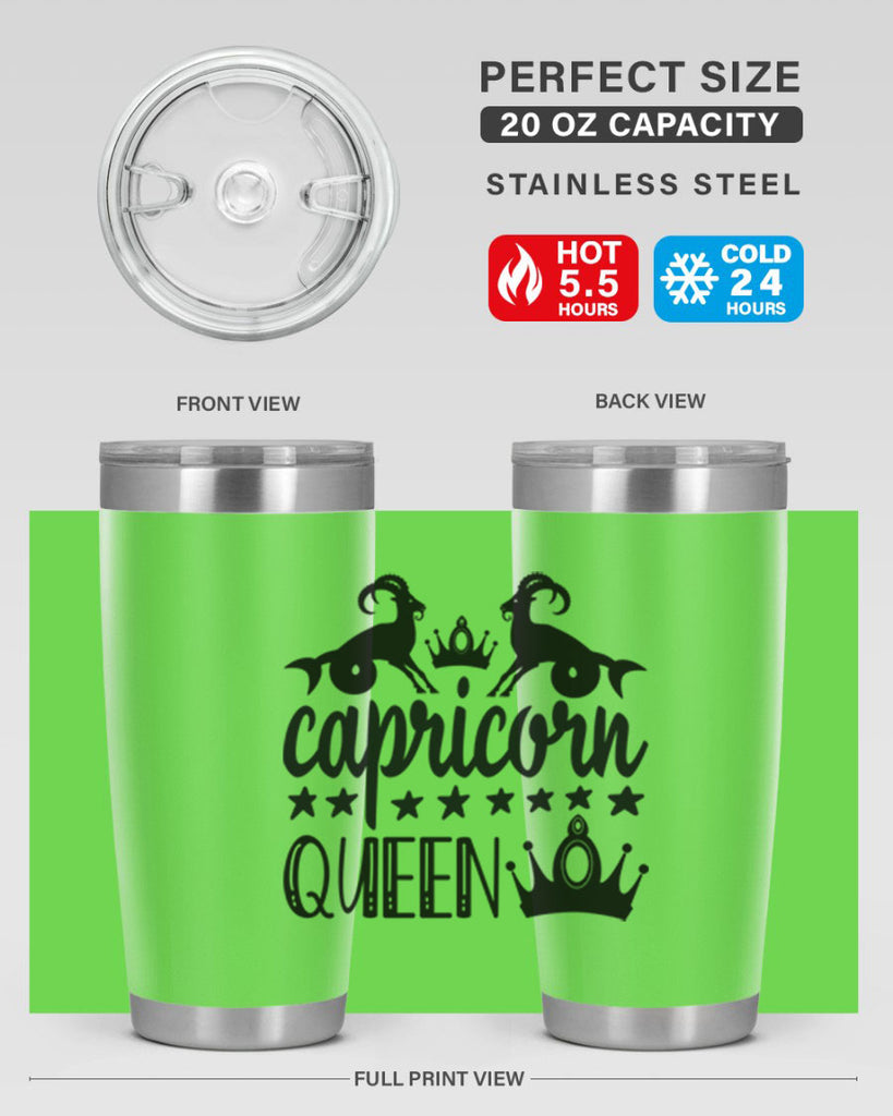 Capricorn queen 195#- zodiac- Tumbler
