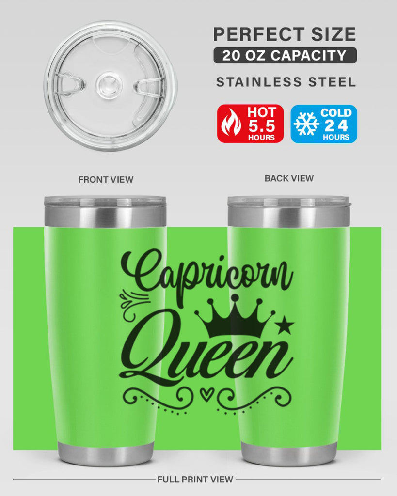 Capricorn queen 196#- zodiac- Tumbler