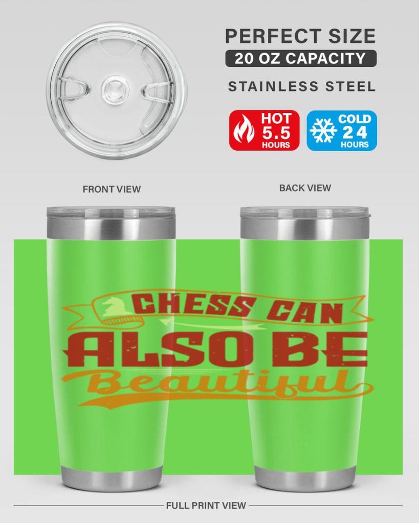 Chess can also be beautiful 28#- chess- Tumbler