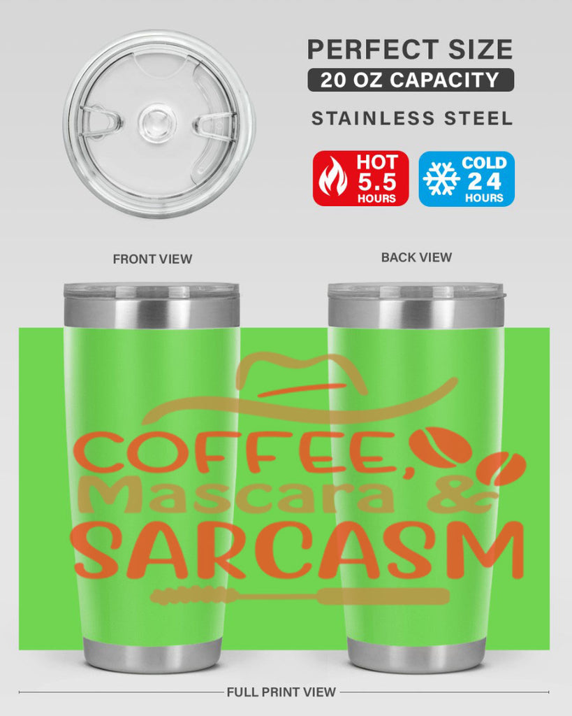 Coffee Mascara Sarcasm 21#- fashion- Cotton Tank