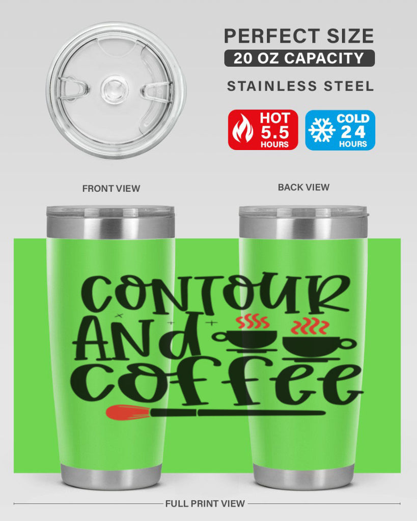 Contour And Coffee Style 242#- make up- Tumbler