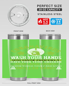 Coronavirus Wash Your Hands Use Style 1#- corona virus- Tumbler