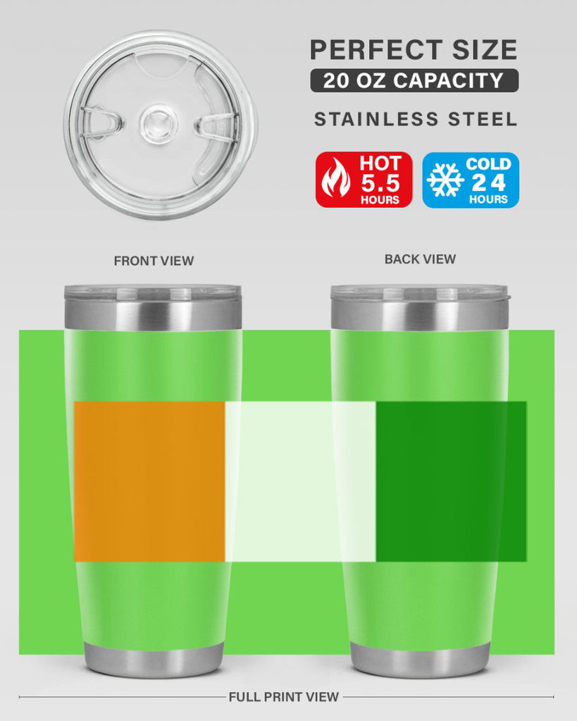 Cote dIvoire 156#- world flags- Tumbler
