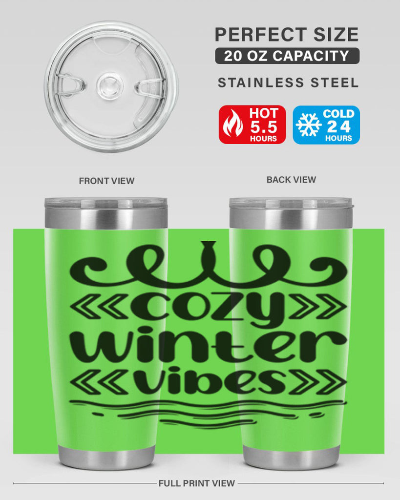 Cozy Winter Vibes 80#- winter- Tumbler