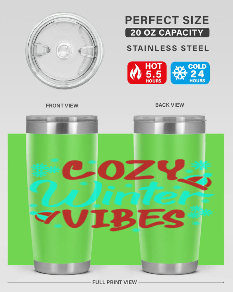 Cozy Winter Vibes Winter 83#- winter- Tumbler