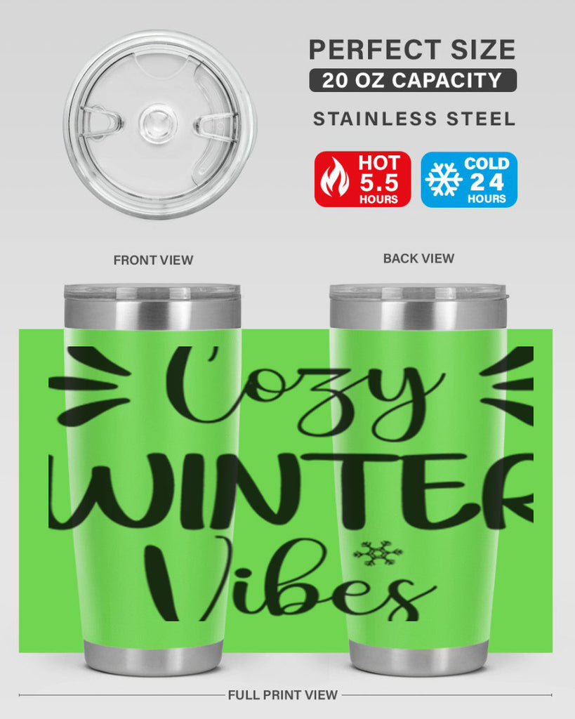 Cozy Winter Vibes76#- winter- Tumbler
