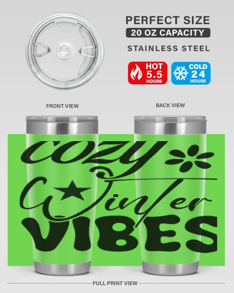 Cozy winter vibes 79#- winter- Tumbler