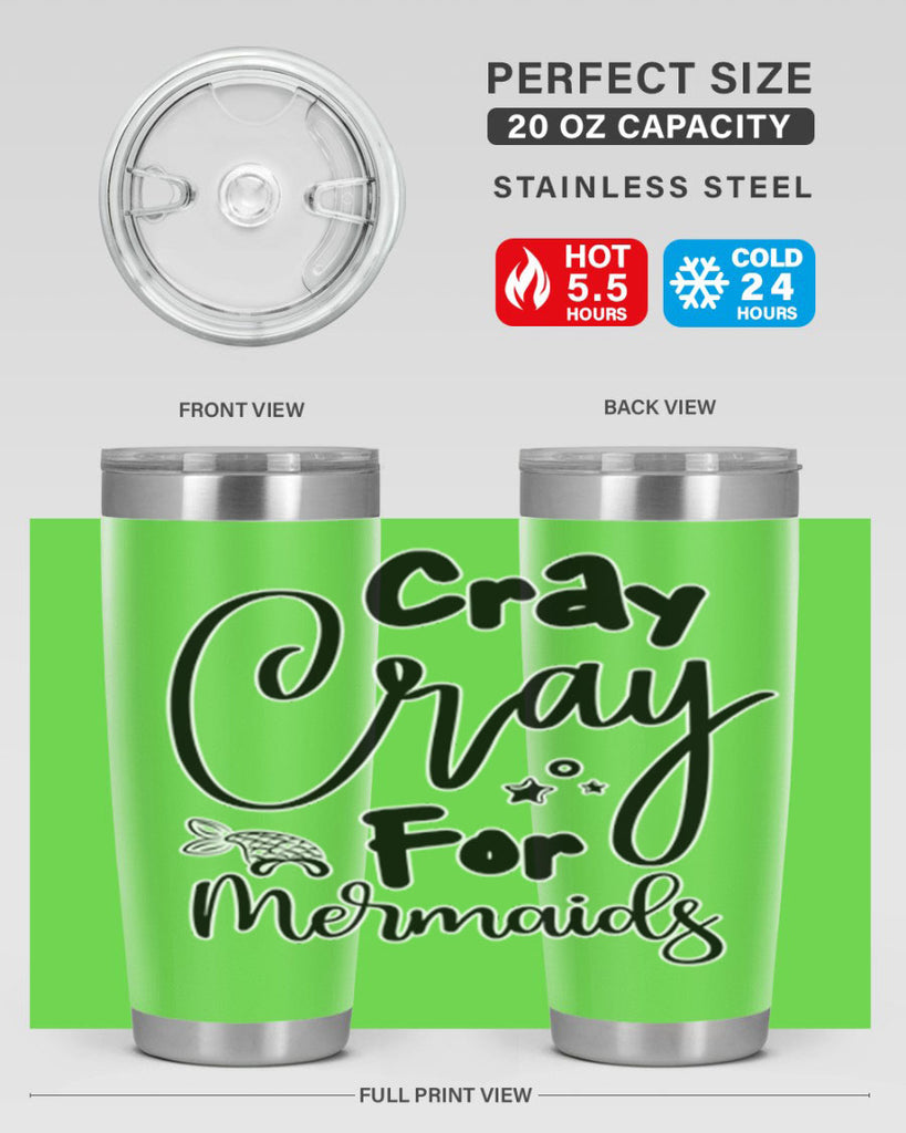 Cray Cray For Mermaids 88#- mermaid- Tumbler