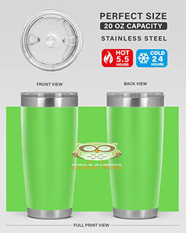 Cute Owl Always Love You A TurtleRabbit 3#- owl- Tumblers