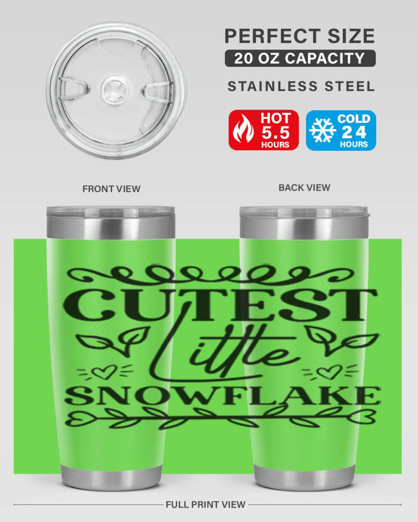 Cutest Little Snowflake 88#- winter- Tumbler