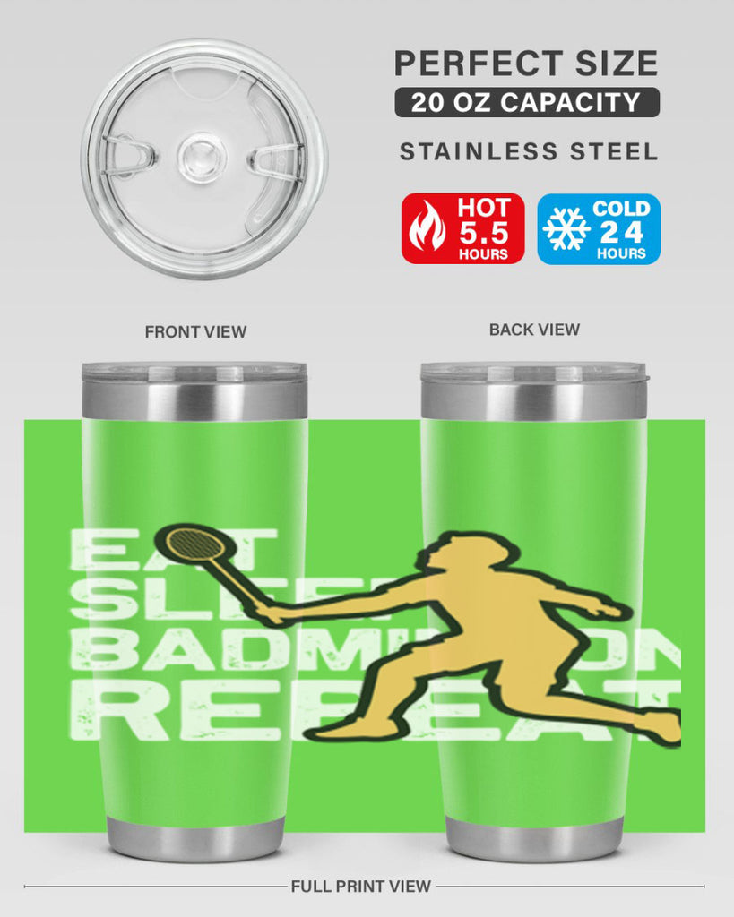 Eat 1286#- badminton- Tumbler