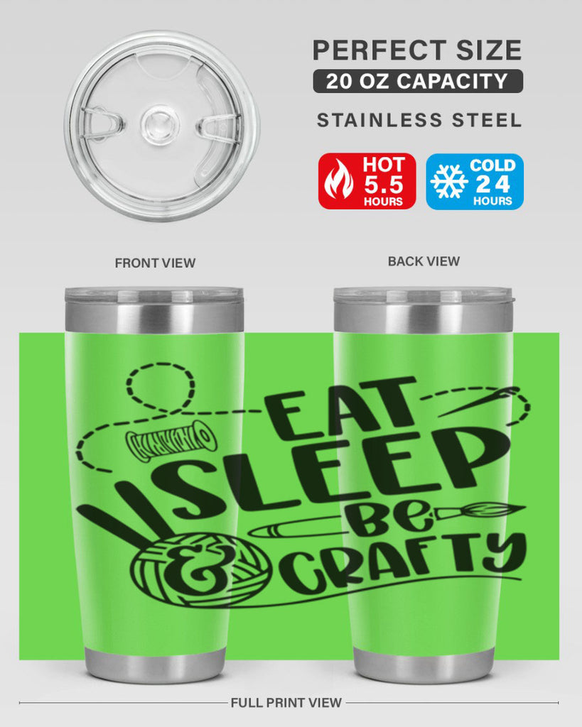 Eat Slepp Be Crafty 28#- crafting- Tumbler