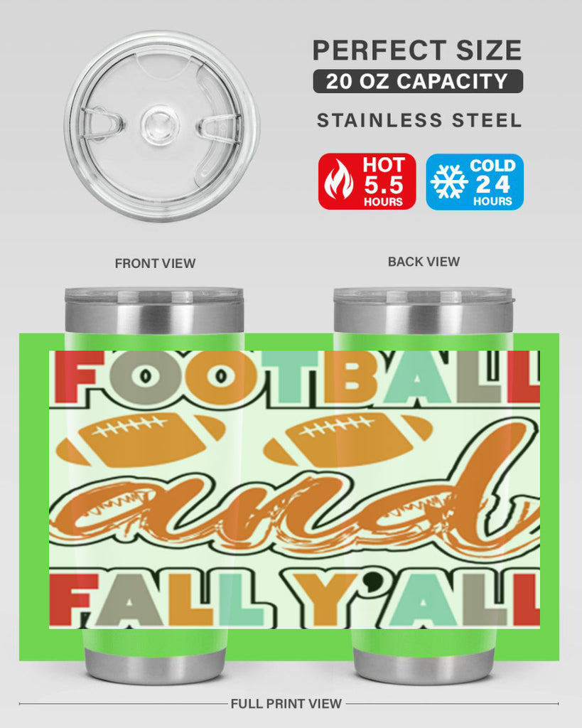 FootballandFallYall 186#- fall- Tumbler