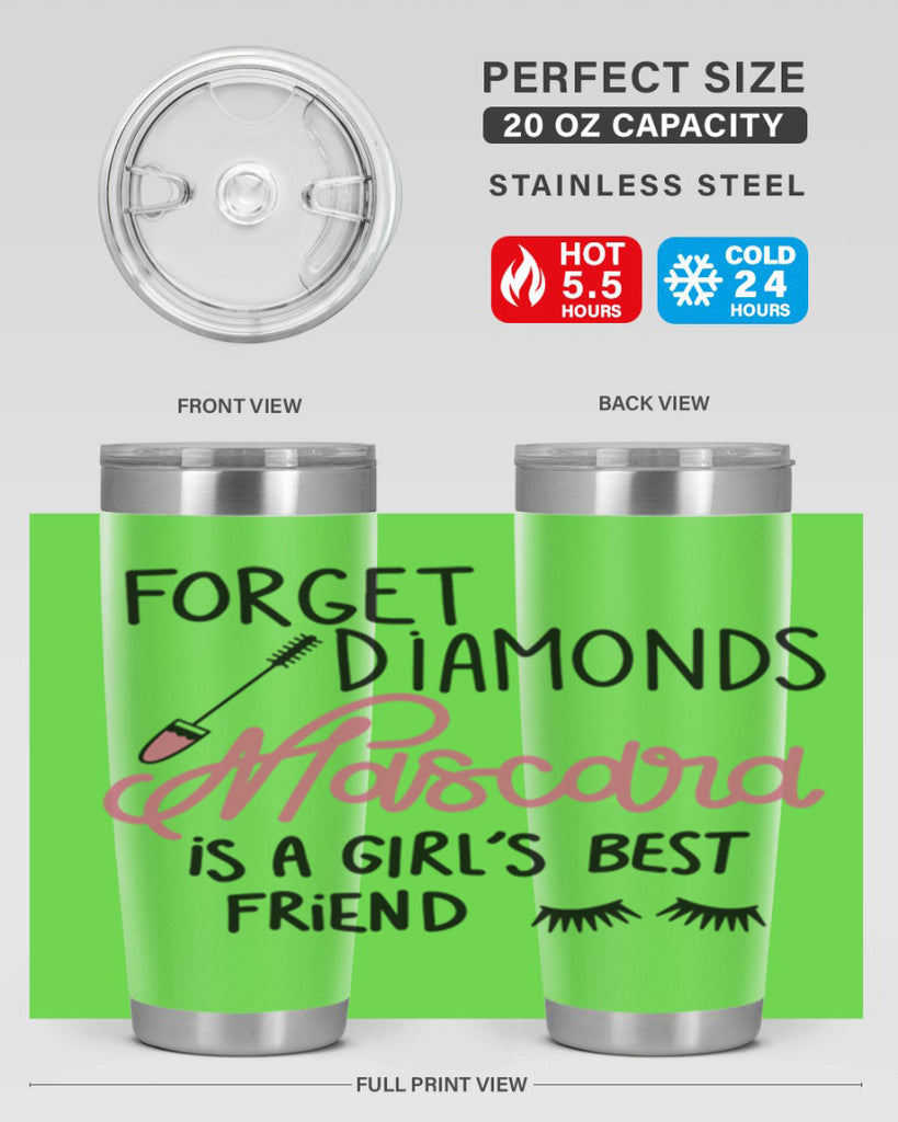 Forget Diamonds Mascara is a Girls Best Friend Style 100#- make up- Tumbler
