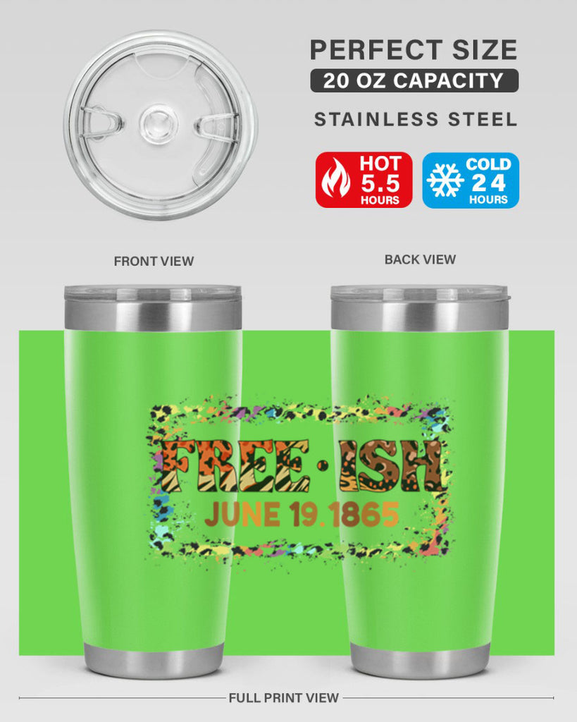 FreeIsh June 1865 Junteenth Png 32#- Juneteenth- tumbler