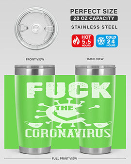 Fuck the CORONAVIRUS Style 39#- corona virus- Tumbler