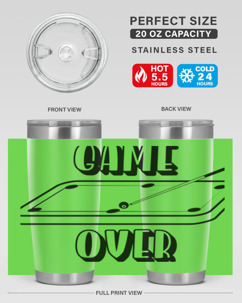 Game over 1218#- billards- Tumbler