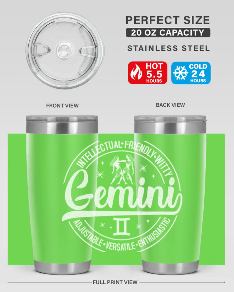 Gemini 226#- zodiac- Tumbler