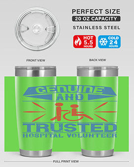 Genuine and Trusted Hospital Volunteer Style 2#- volunteer- Tumbler